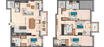 Penthouse à louer aux Gets