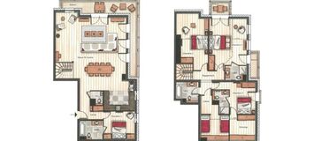 Penthouse à louer aux Gets