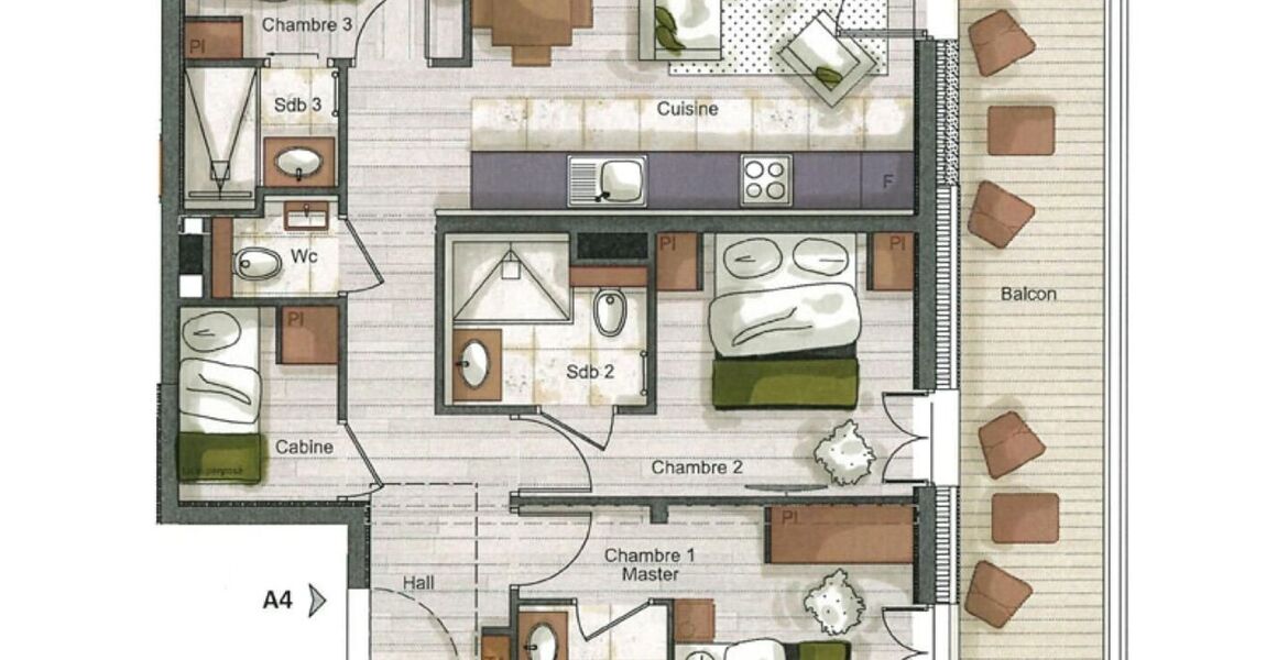 Appartement à louer aux Gets