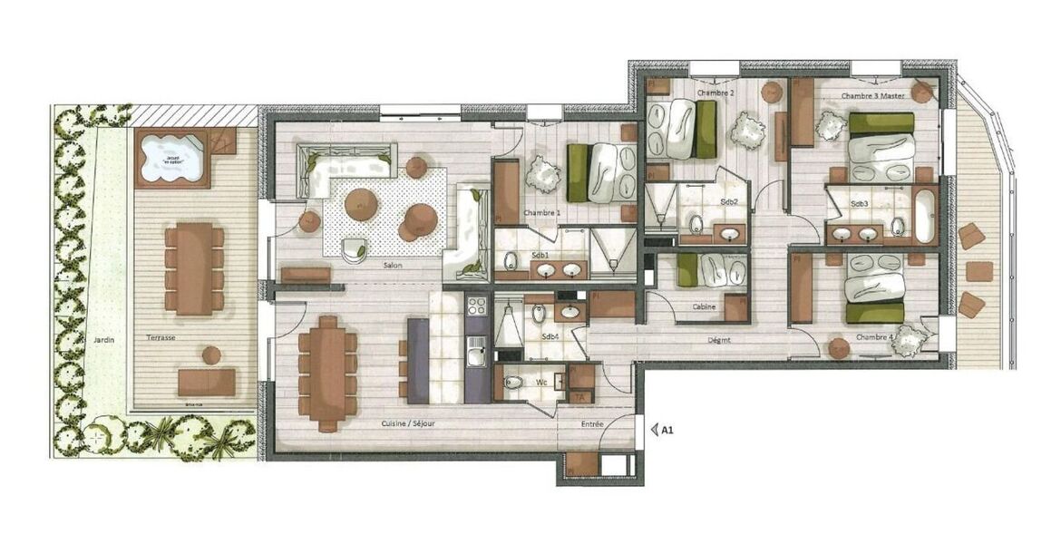 Appartement à louer aux Gets
