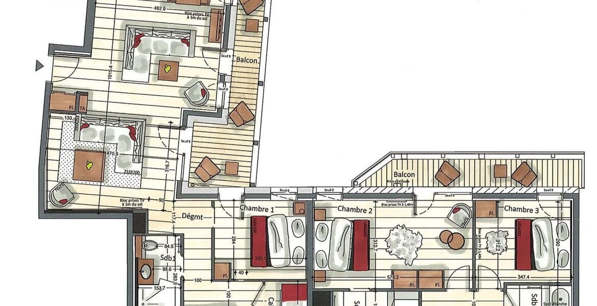 Appartement à louer aux Gets