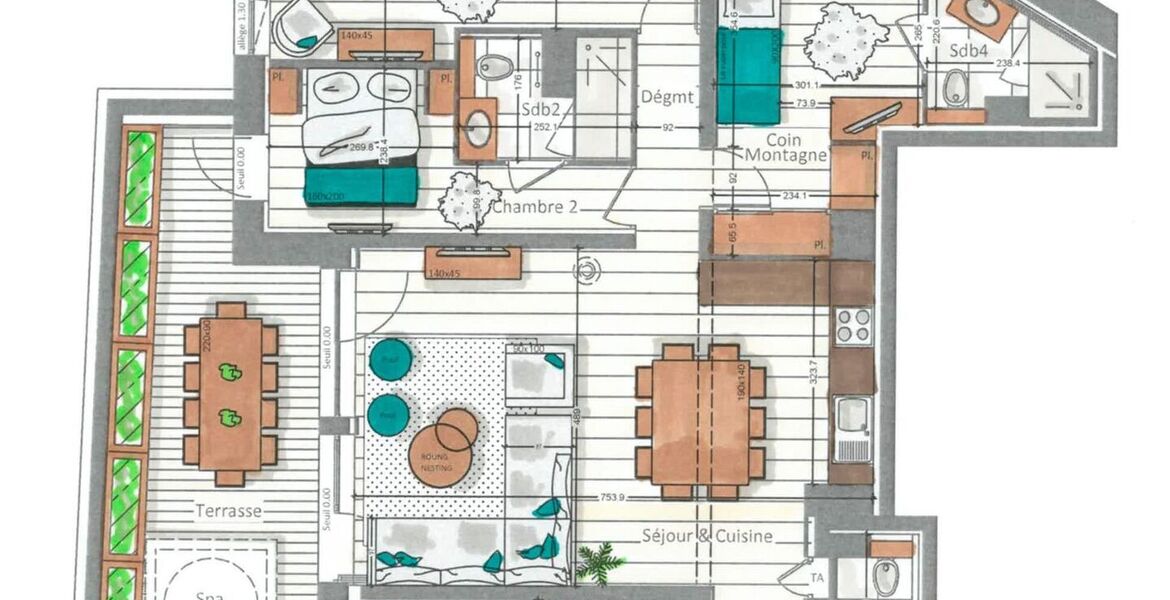 Appartement à louer aux Gets