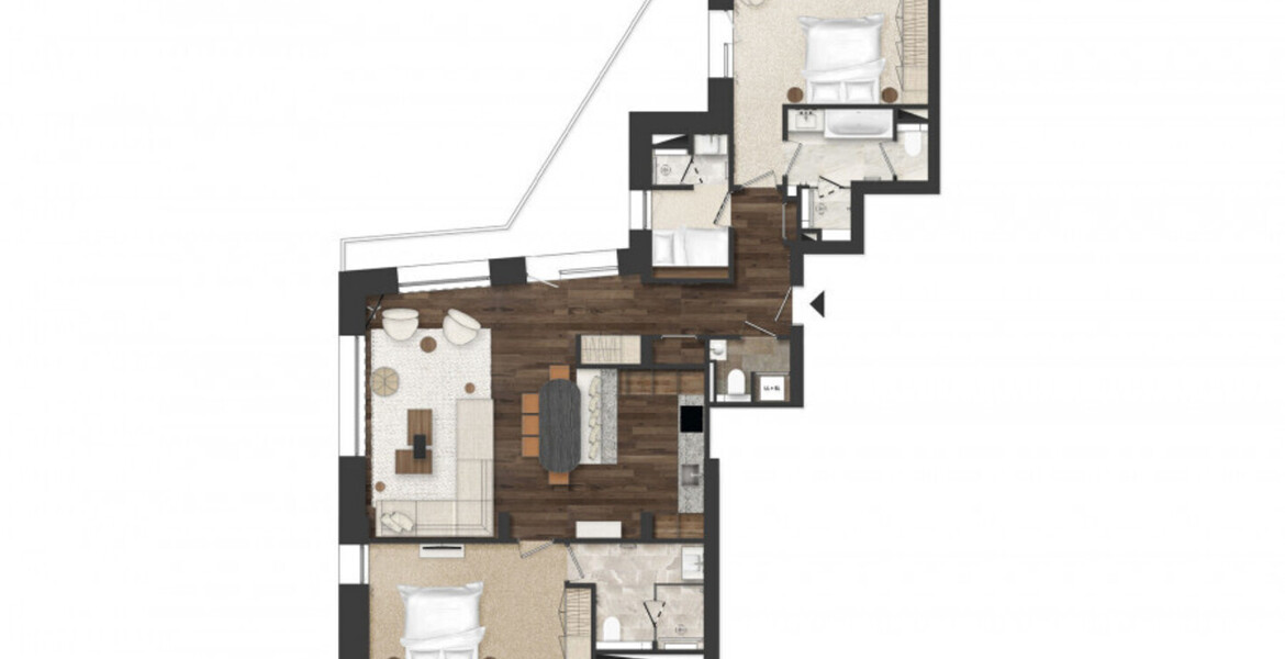 Appartement à louer à Courchevel 1850