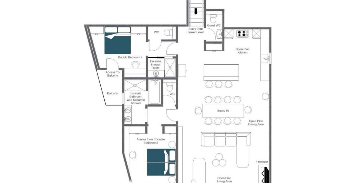Apartment for rent in Val d'isere