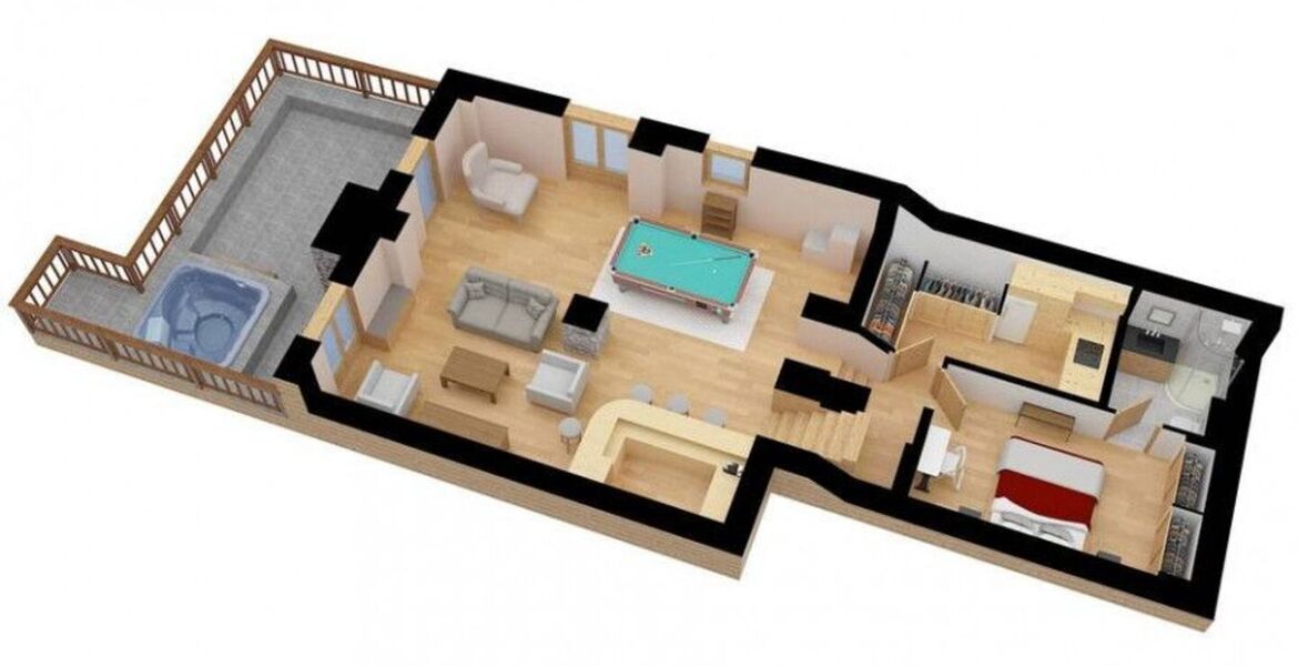 Chalet à louer à Méribel
