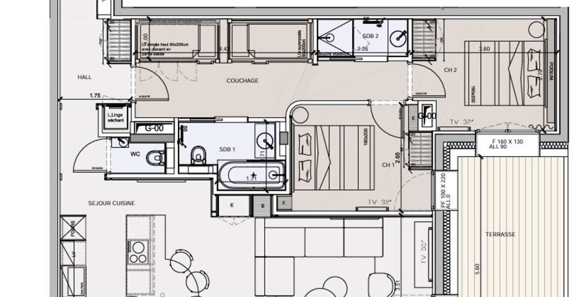 Apartamento en alquiler en Méribel