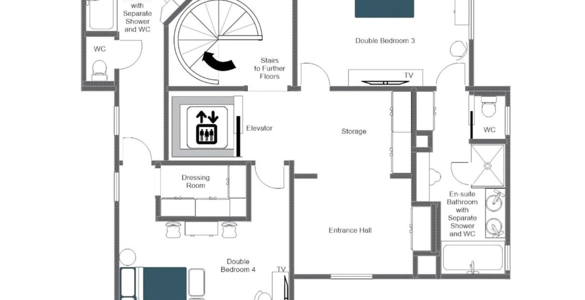 Chalet for rent in Courchevel 1850