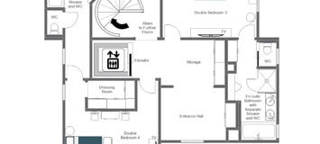 Chalet for rent in Courchevel 1850