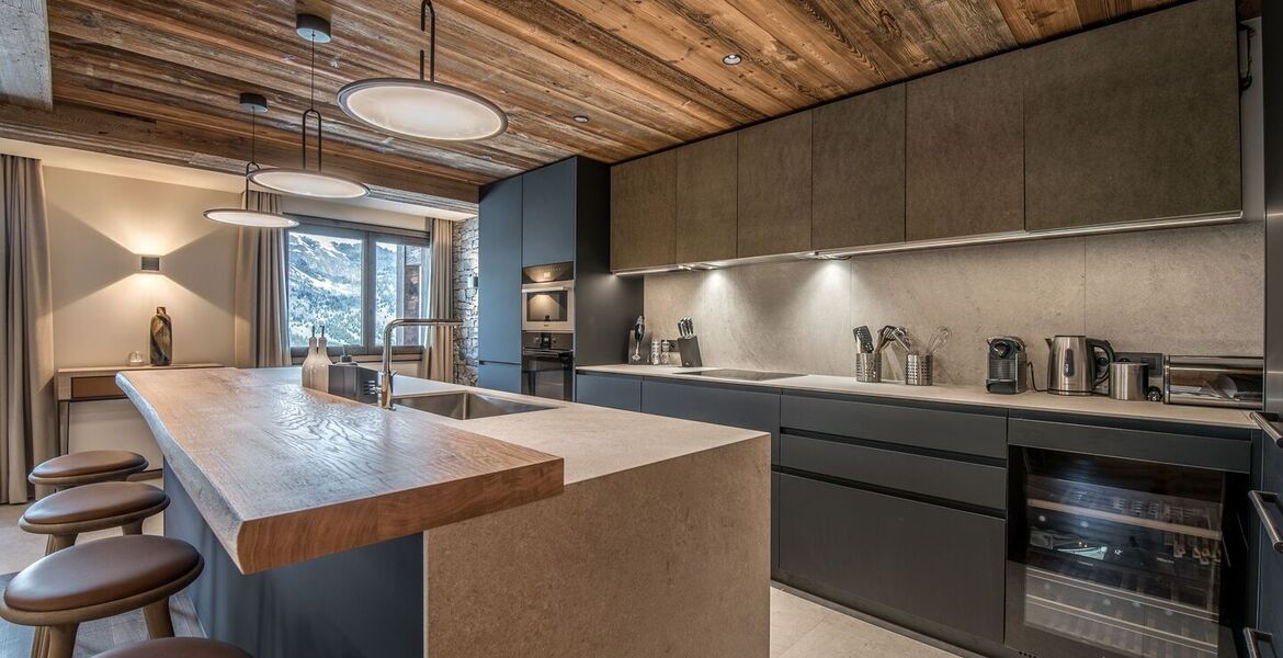 Appartement Alpin de Luxe avec Accès Ski-In/Ski-Out