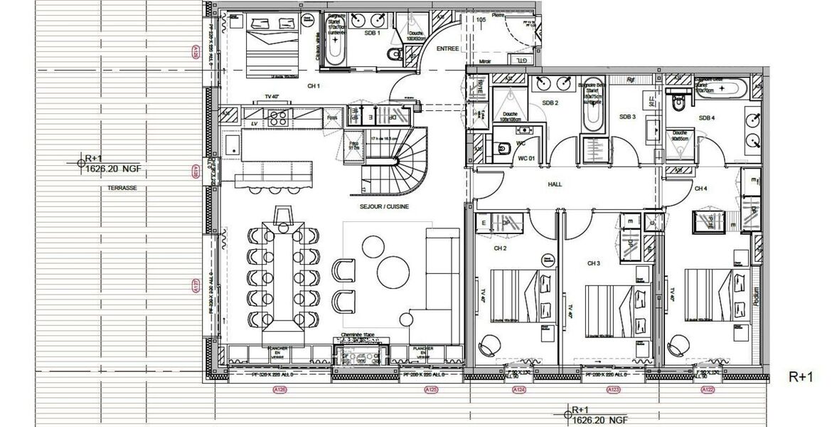 Une Évasion Alpine de Luxe avec une Terrasse Exceptionnelle
