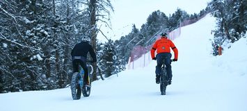 Snow bicycle