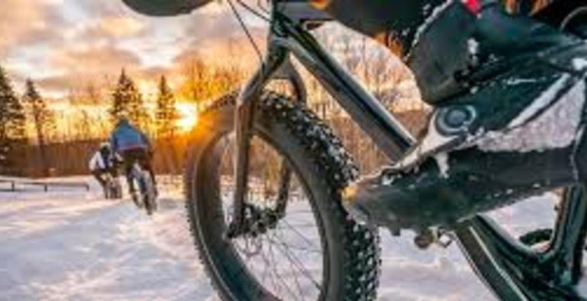 Snow bicycle