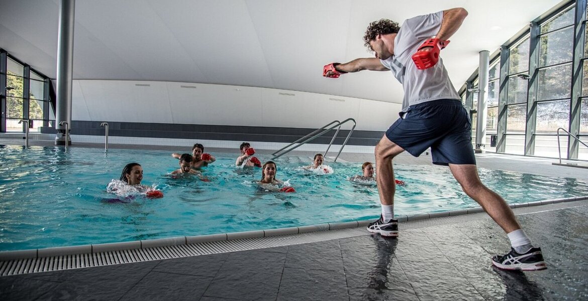 Centro acuático en Francia (Aquamotion Courchevel)