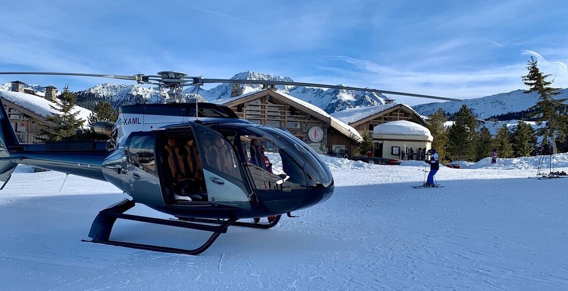 Helicopter Flying Lessons in Courchevel