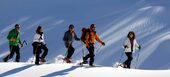 Hiking with snowshoes in Courchevel and Les Trois Vallées.