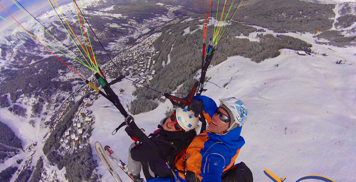 Parapente en Méribel