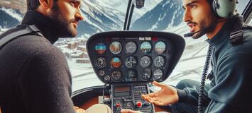 Helicopter Flying Lessons in Courchevel