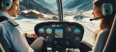 Helicopter Flying Lessons in Courchevel