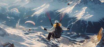 Paragliding in Courchevel 