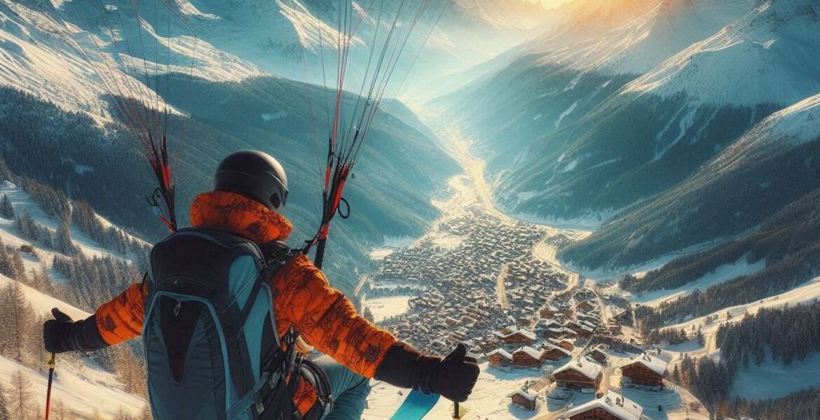 Paragliding in Courchevel 