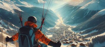 Paragliding in Courchevel 
