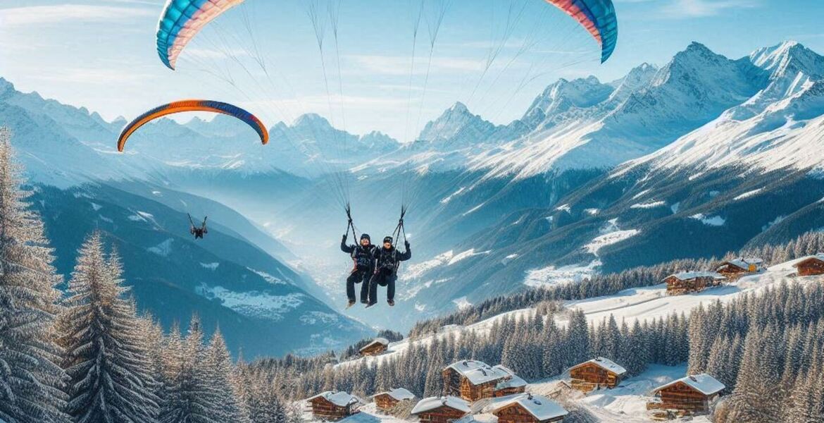 Paragliding in Courchevel 
