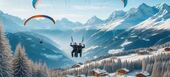 Paragliding in Courchevel 
