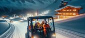 Night Discovery Piste Basher Ride in Courchevel
