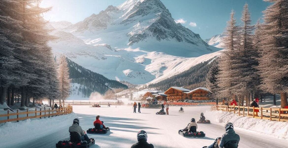 Ice Driving Val Thorens
