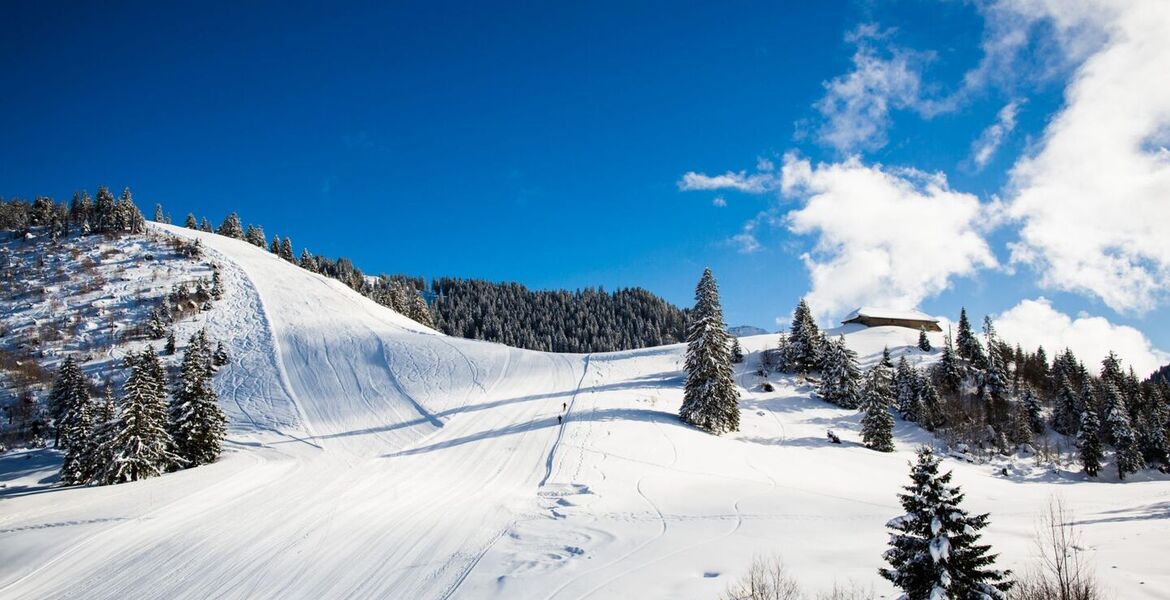 Le Bel Air restaurant on the ski slope