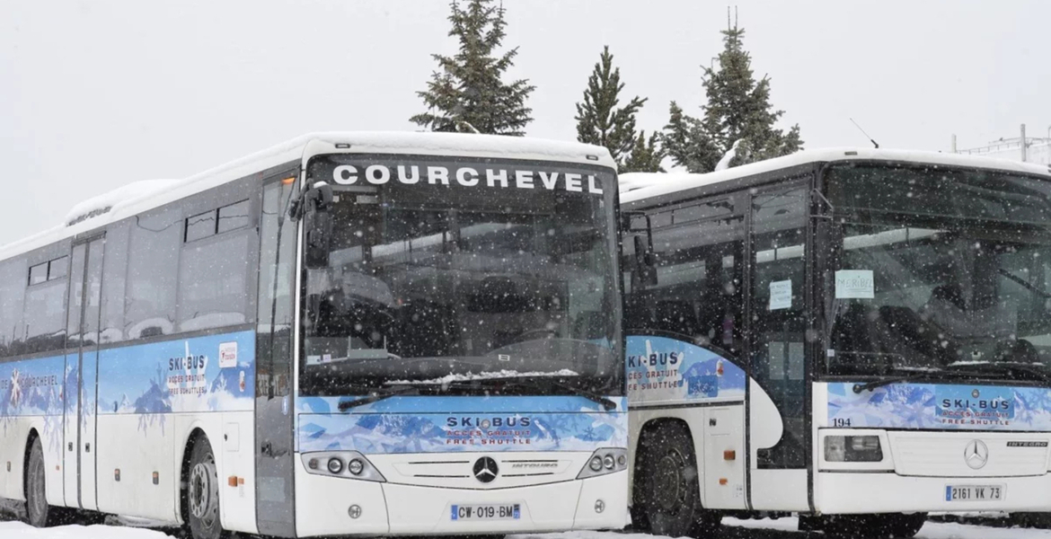 Bus service in Courchevel