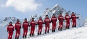 Ski instructors in Courchevel